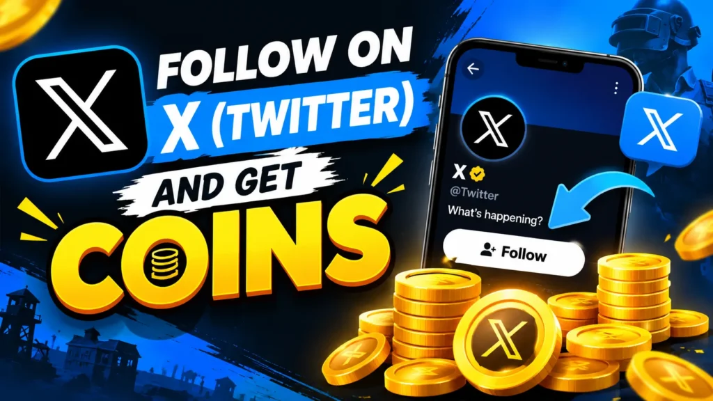 Follow X, Get Gaming Coins