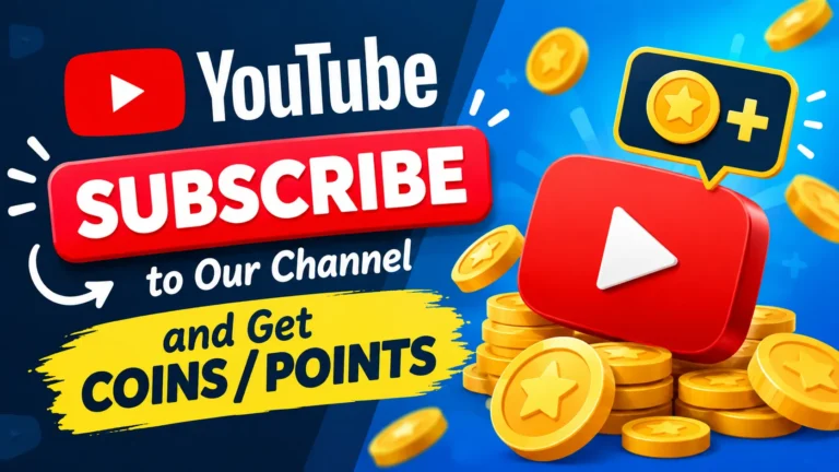 Subscribe and Earn Coins